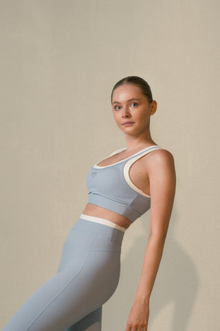 Dual Motion Axis Leggings Blue