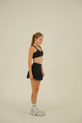 Balloon Line Air Skirt Black